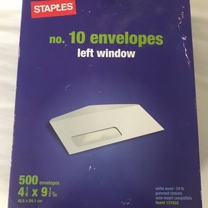 Box of 500 envelopes